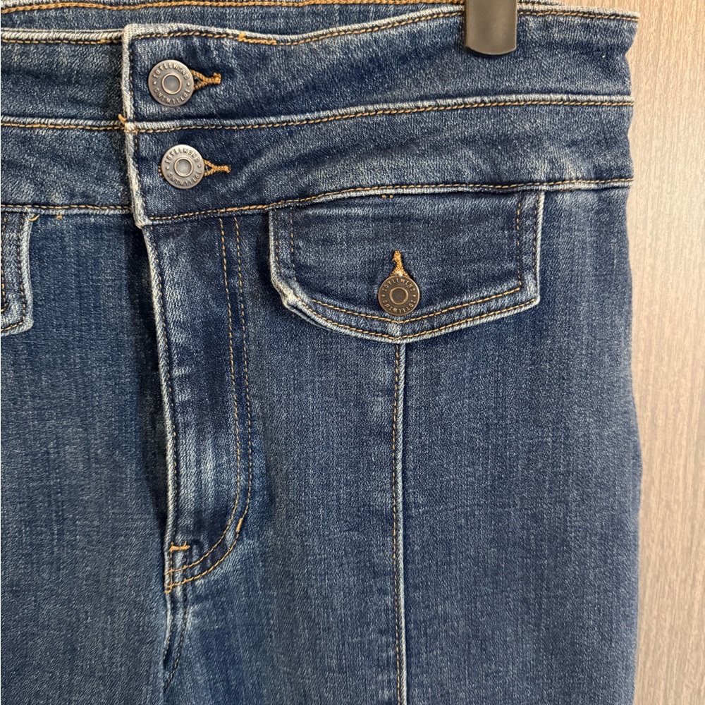 Idyllwind Dark Blue Flared Jeans - Picture 2 of 6
